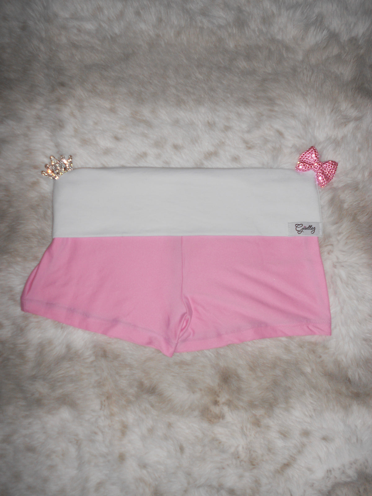 Custom Y2K Low Rise Foldover Mini Shorts | Handmade Hot Shorts | Personalized Text