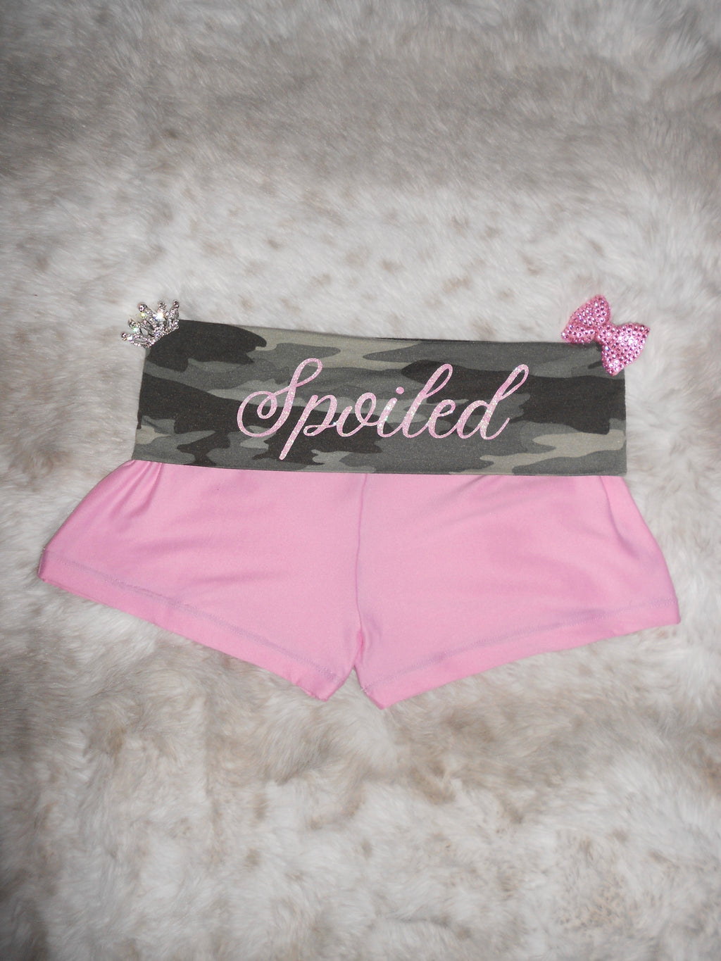 Custom Y2K Low Rise Foldover Shorts | Handmade Micro Shorts | Personalized Text