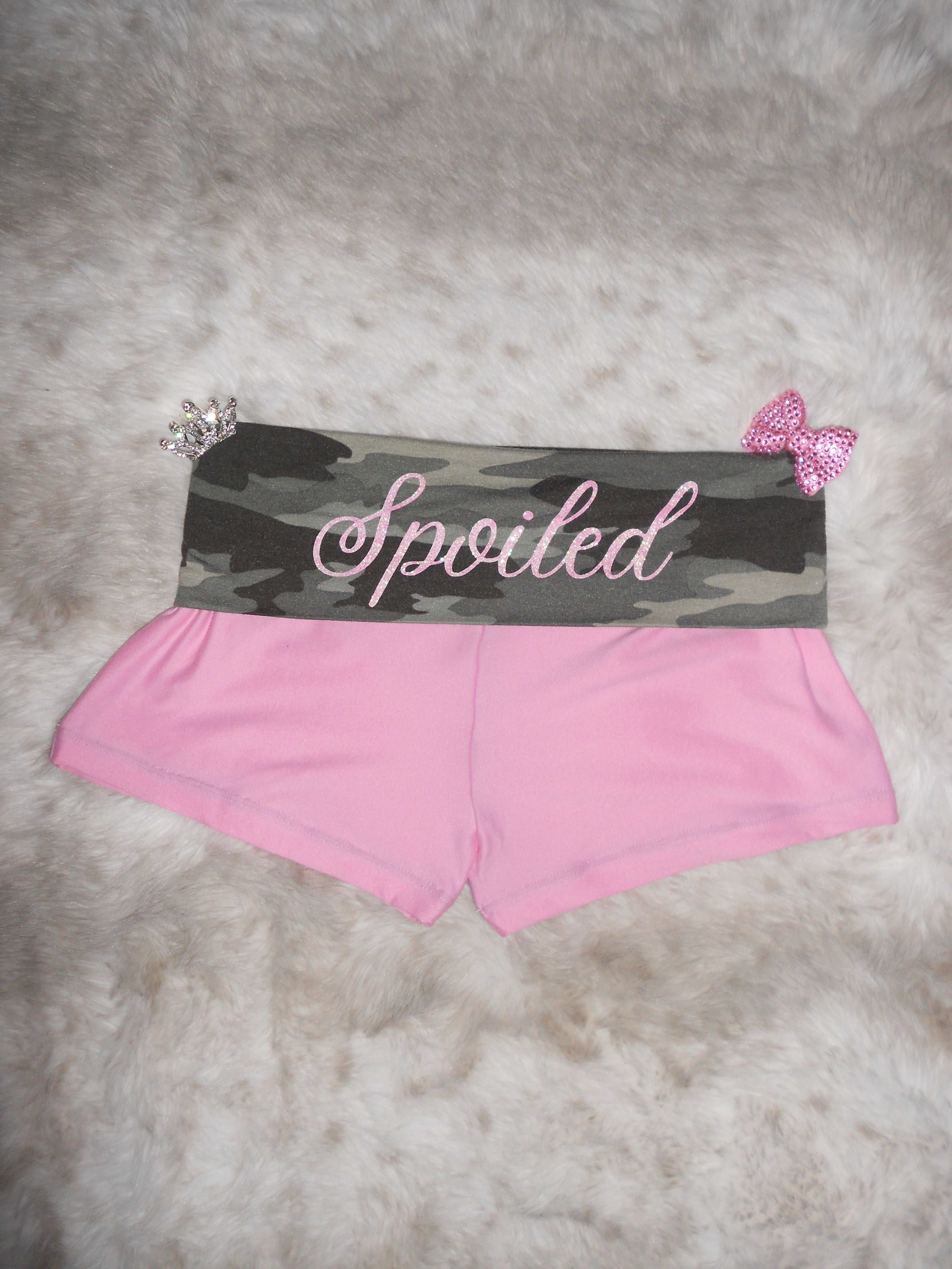 Custom Y2K Low Rise Foldover Shorts | Handmade Micro Shorts | Personalized Text