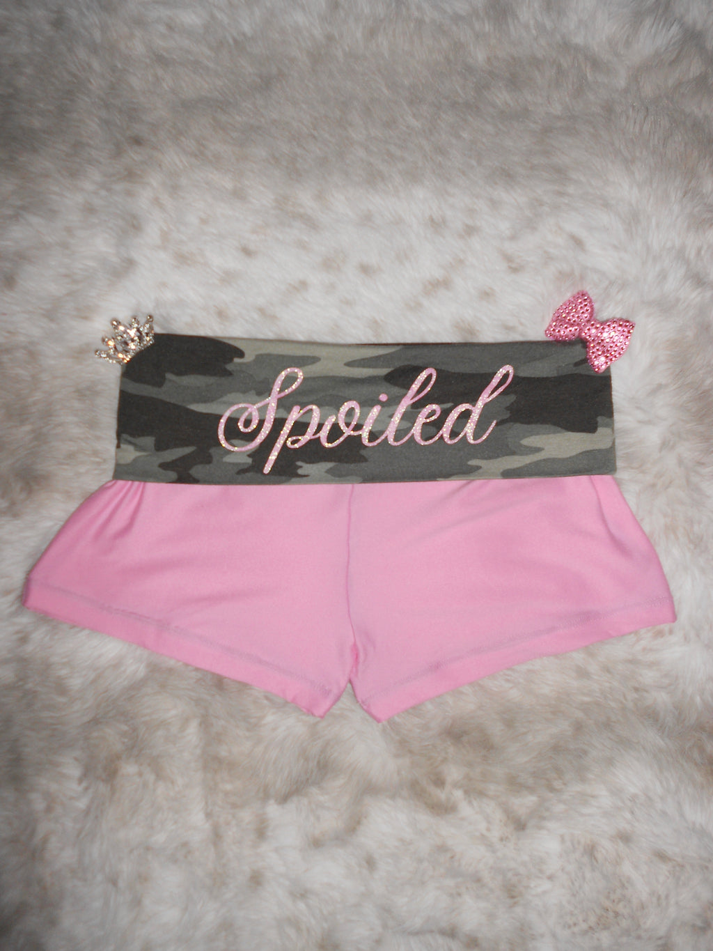Custom Y2K Low Rise Foldover Shorts | Handmade Micro Shorts | Personalized Text