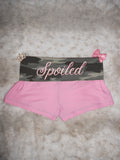 Custom Y2K Low Rise Foldover Shorts | Handmade Micro Shorts | Personalized Text