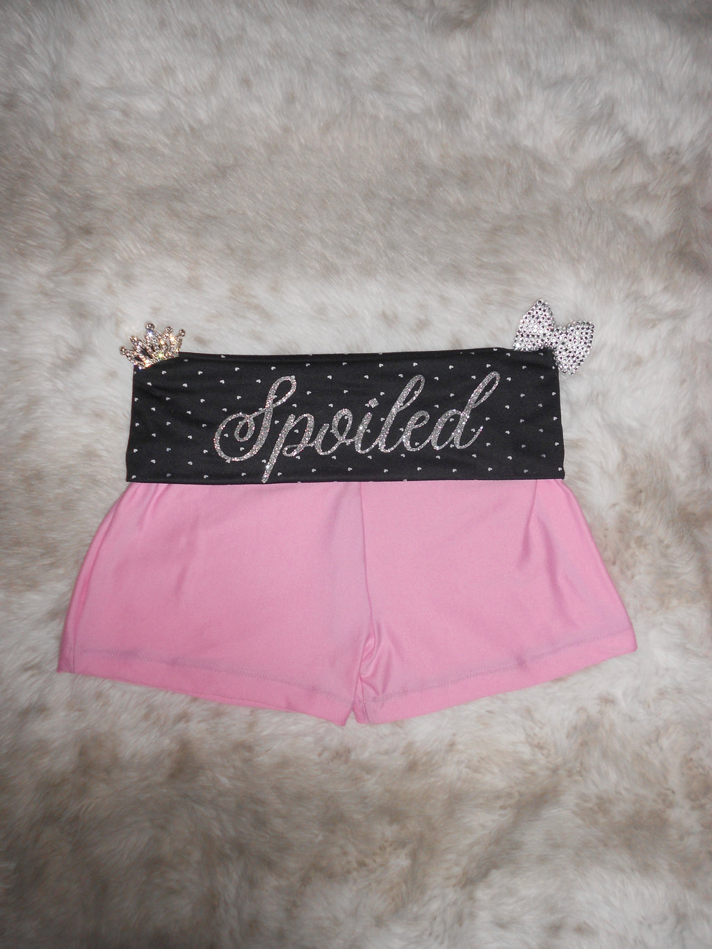 Custom Y2K Low Rise Foldover Shorts | Handmade Micro Shorts | Personalized Text