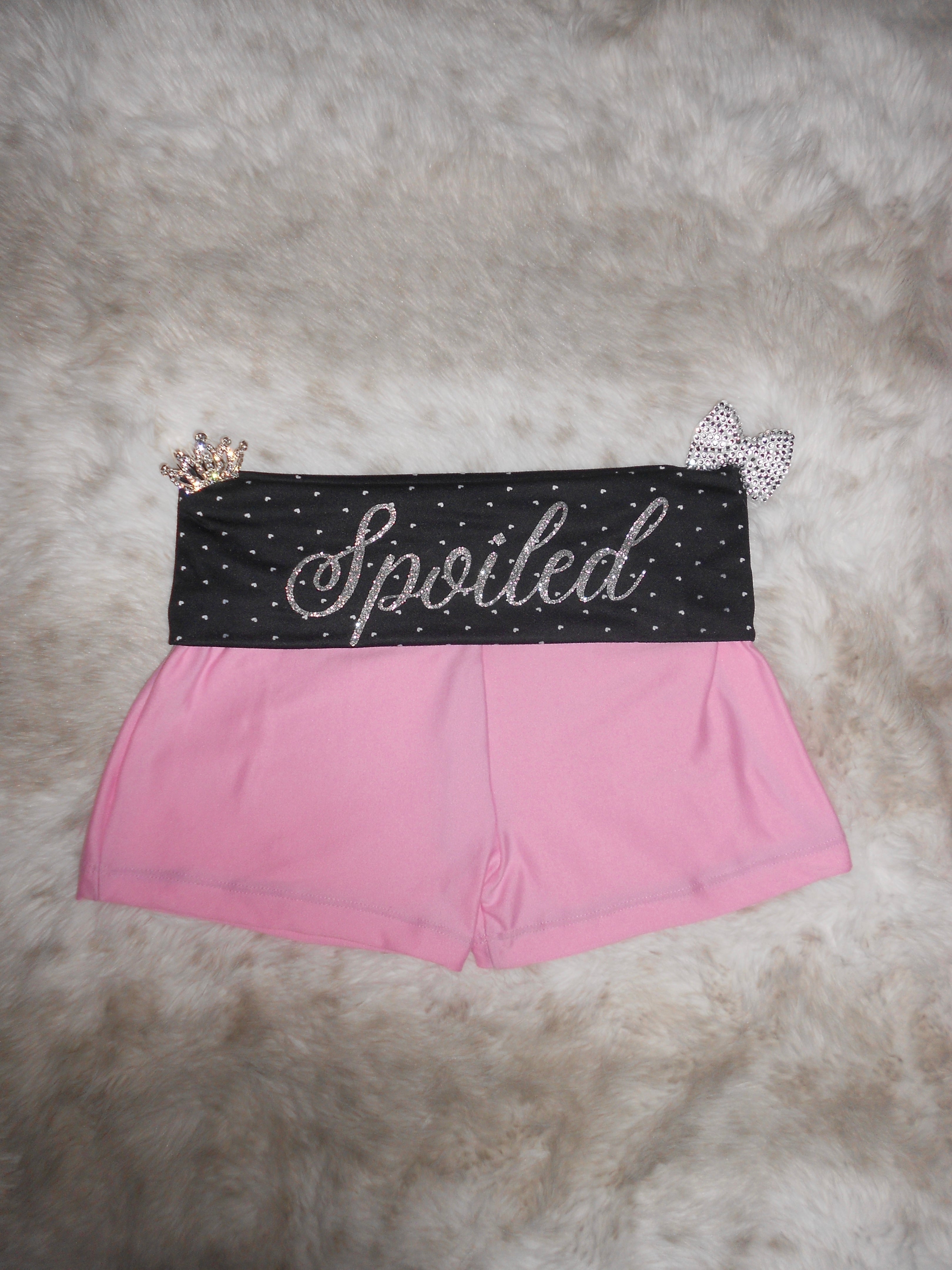 Custom Y2K Low Rise Foldover Shorts | Handmade Micro Shorts | Personalized Text