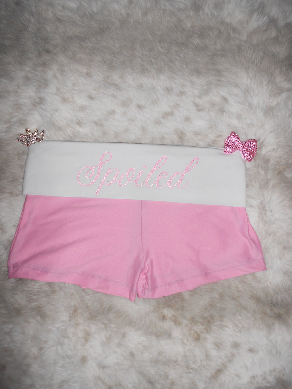 Custom Y2K Low Rise Foldover Shorts | Handmade Micro Shorts | Personalized Text