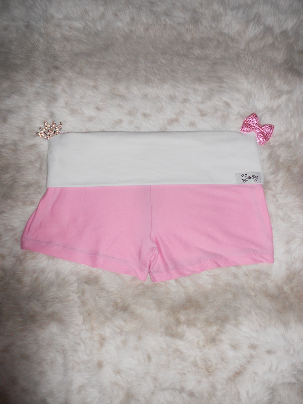 Custom Y2K Low Rise Foldover Shorts | Handmade Micro Shorts | Personalized Text