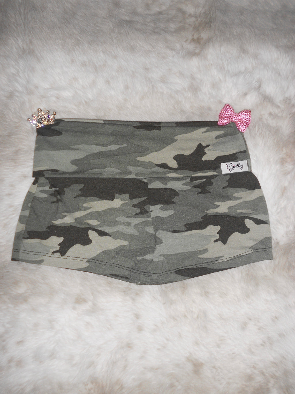 Custom Y2K Low Rise Foldover Shorts | Handmade Micro Shorts | Personalized Text (Copy)