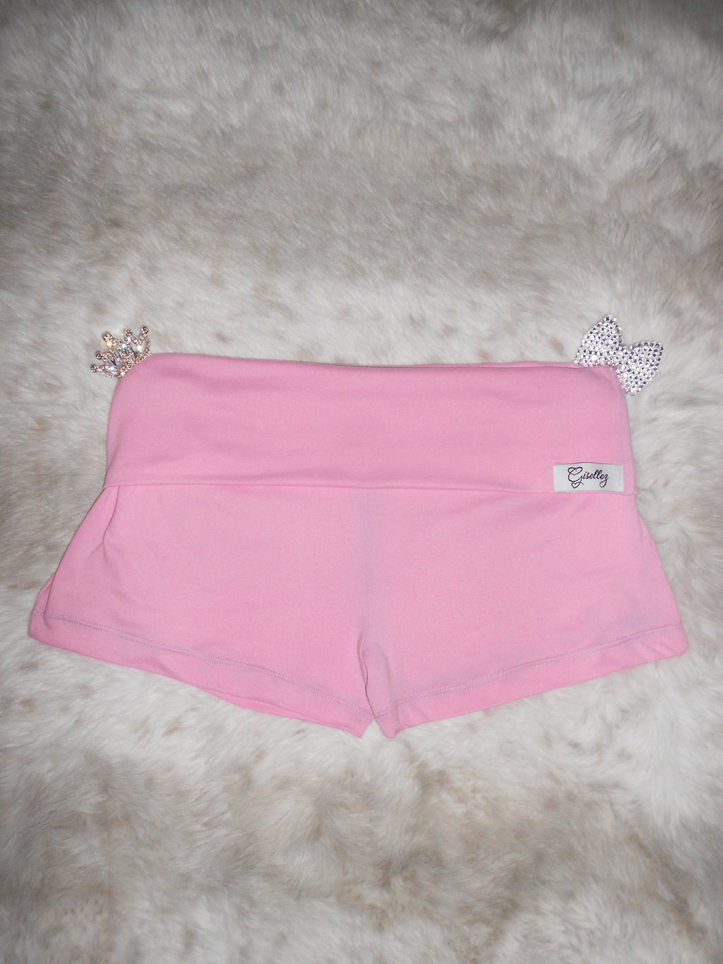 Custom Y2K Low Rise Foldover Shorts | Handmade Micro Shorts | Personalized Text