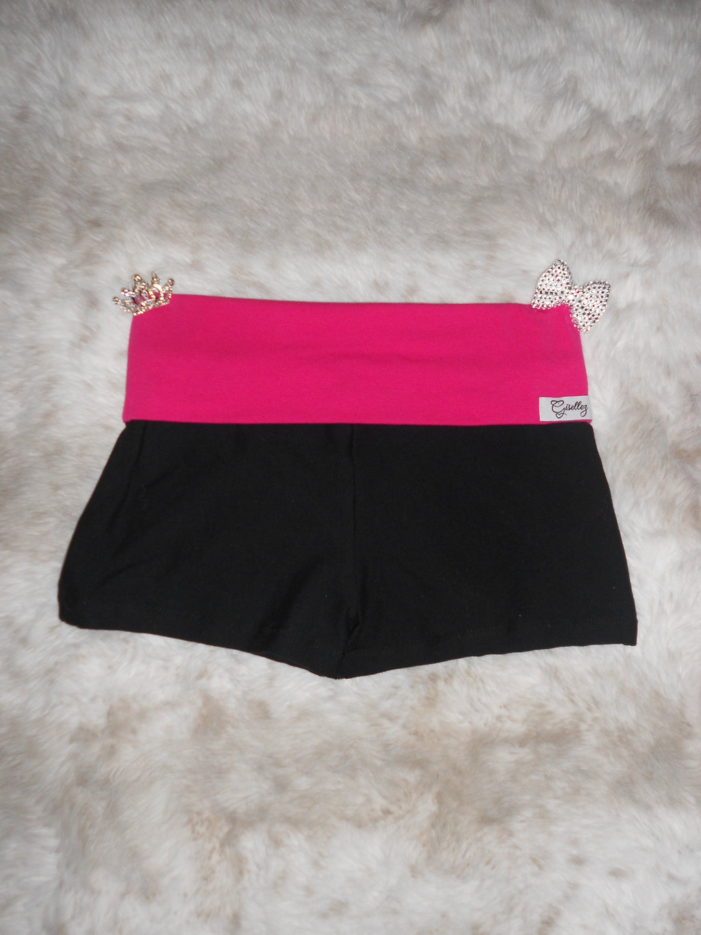 Custom Y2K Low Rise Foldover Shorts | Handmade Micro Shorts | Personalized Text