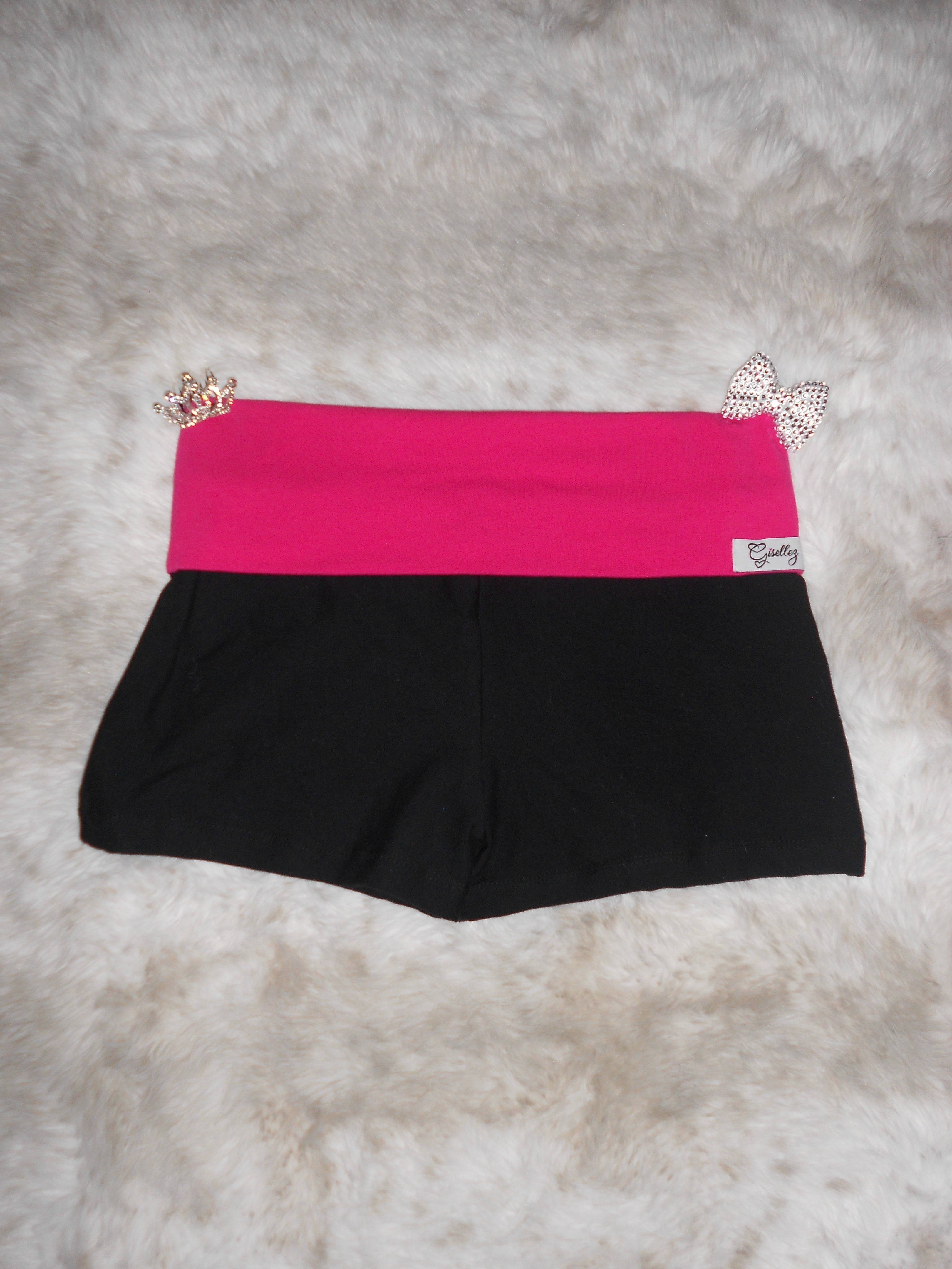 Custom Y2K Low Rise Foldover Shorts | Handmade Micro Shorts | Personalized Text