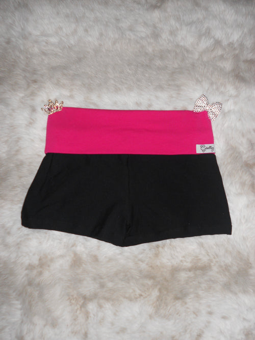 Custom Y2K Low Rise Foldover Shorts | Handmade Micro Shorts | Personalized Text