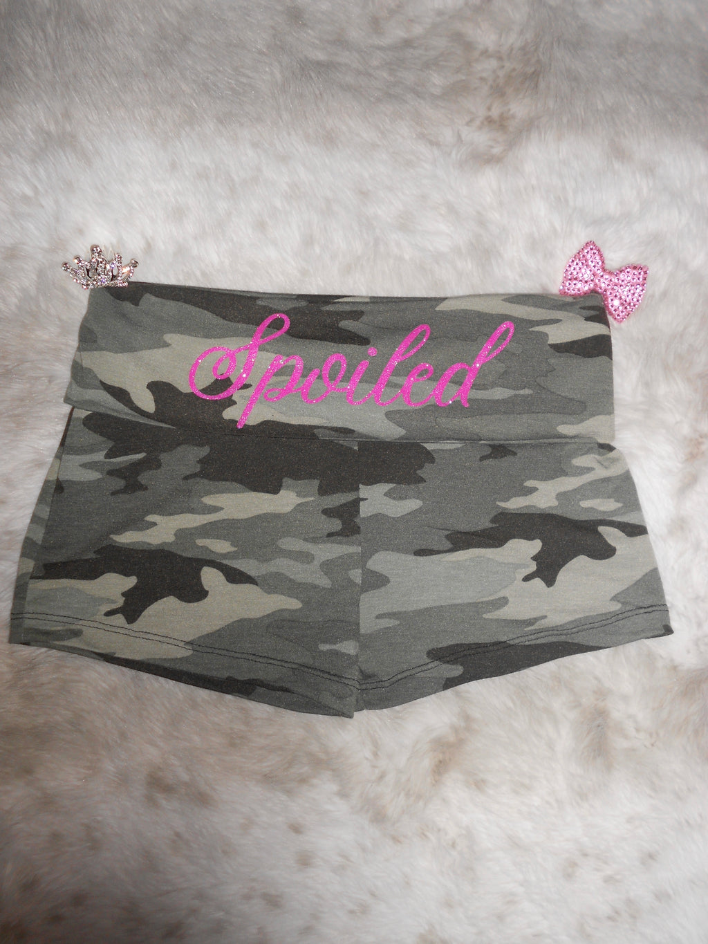 Custom Y2K Low Rise Foldover Shorts | Handmade Micro Shorts | Personalized Text (Copy)