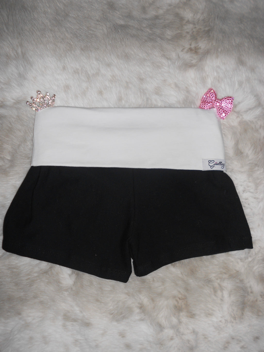 Custom Y2K Low Rise Foldover Shorts | Handmade Micro Shorts | Personalized Text