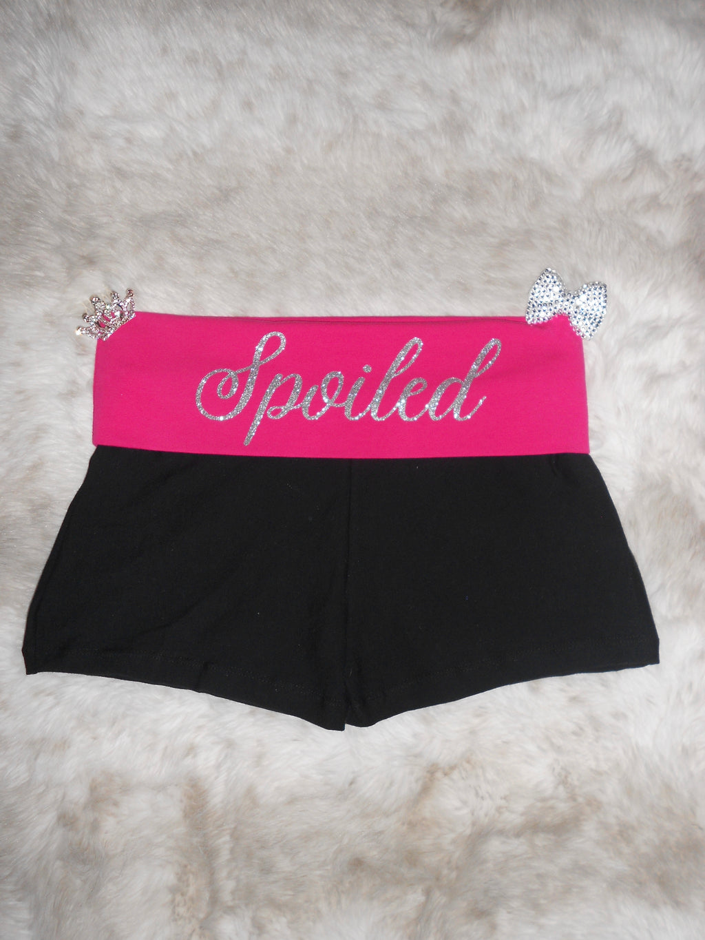 Custom Y2K Low Rise Foldover Shorts | Handmade Micro Shorts | Personalized Text
